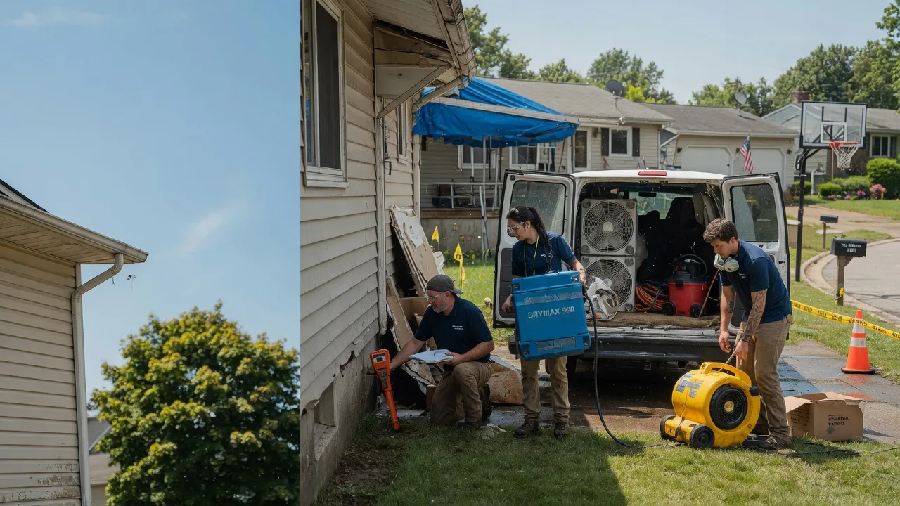 Ceiling Leak Cleanup in Patriot, IN near me