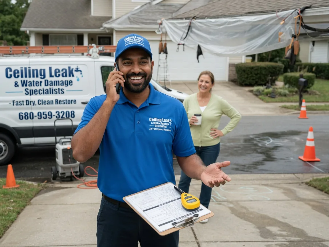 Ceiling Leak Cleanup Patriot, IN FAQs